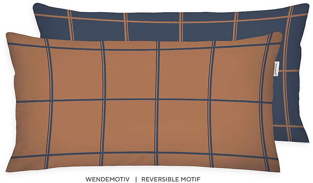 TOM TAILOR HOME Kissenhülle »new bedroom, LARGE CHECK, 40x40cm oder 40x80cm günstig online kaufen