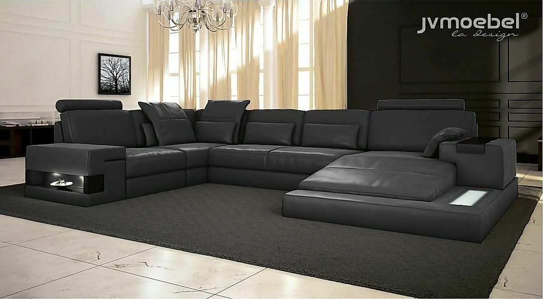 JVmoebel Ecksofa Ecksofa U-Form Couch Design Polster Textil Neu Wohnlandsch günstig online kaufen