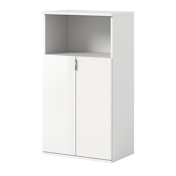 Inn.Furn Kommode in Weiß Hochglanz 61 x 110 cm SystemX günstig online kaufen