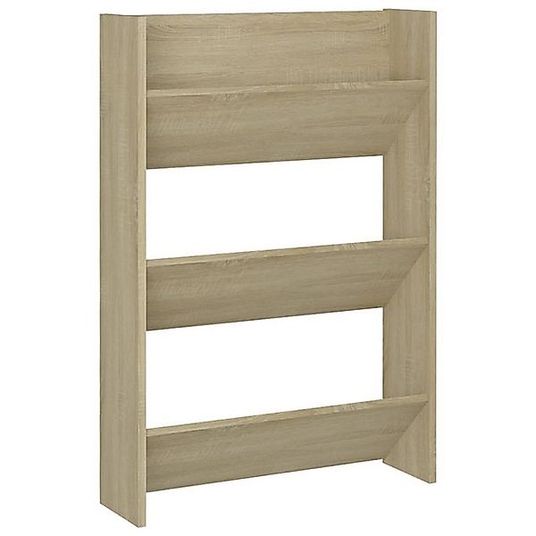 vidaXL Schuhschrank Wand-Schuhschrank Sonoma Eiche 60x18x90 cm Spanplatte günstig online kaufen
