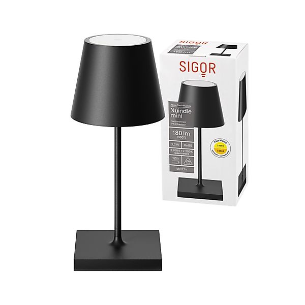 SIGOR LED Tischleuchte stilvolle Akku-Tischlampe Nuindie günstig online kaufen