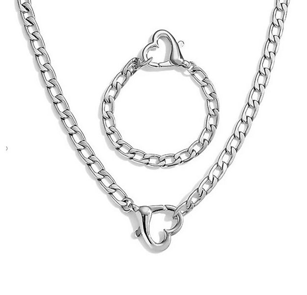 ROUGEMONT Schmuckset Damen Statement Schmuckset Herz Design Wasserfest Hypo günstig online kaufen