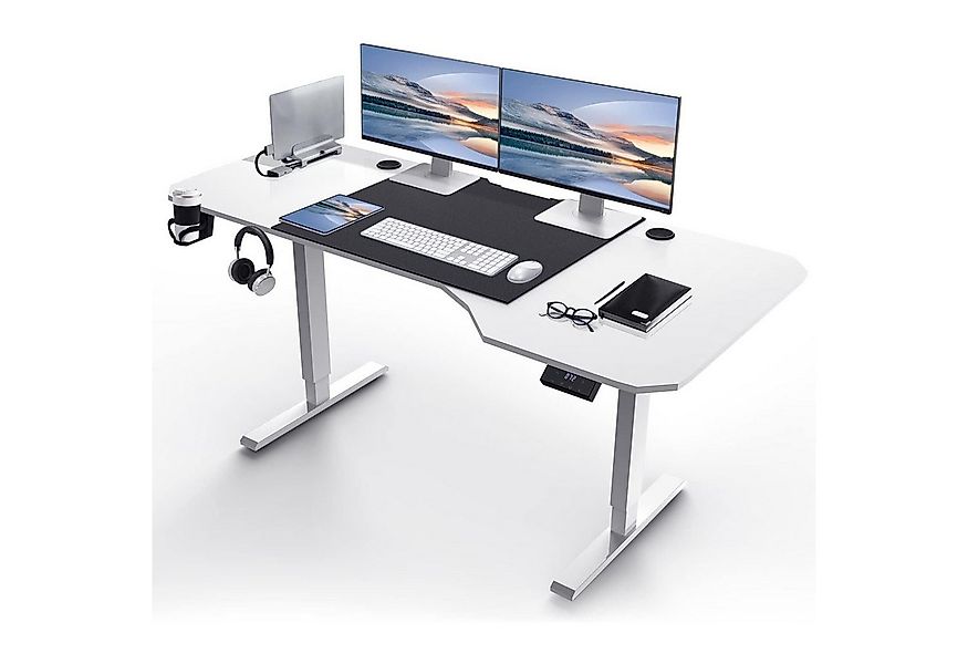 HOMALL Schreibtisch höhenverstellbaren Schreibtisch elektrischen 160*70/180 günstig online kaufen