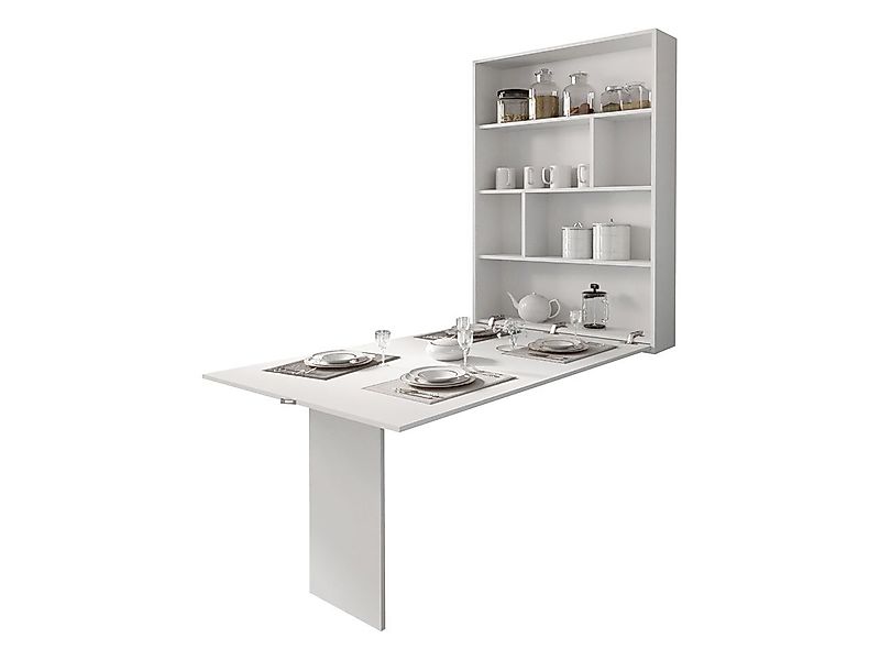 MIRJAN24 Klapptisch Abi, mit Regalen, Tisch ideal für Esszimmer günstig online kaufen