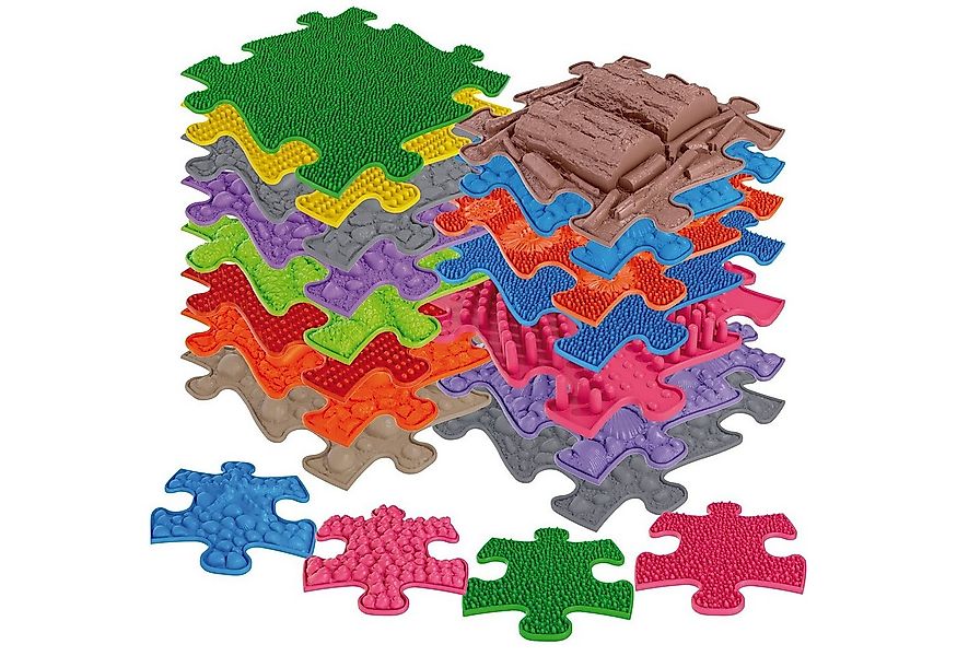 EDUPLAY Lernspielzeug Sensorik-Pfad Universal-Set 19-teilig günstig online kaufen