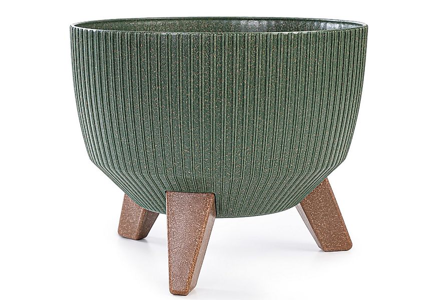 KONZEPT Blumentopf Pflanzschale 24/29cm Blumentopf mit Füßen, mit Wasserabf günstig online kaufen