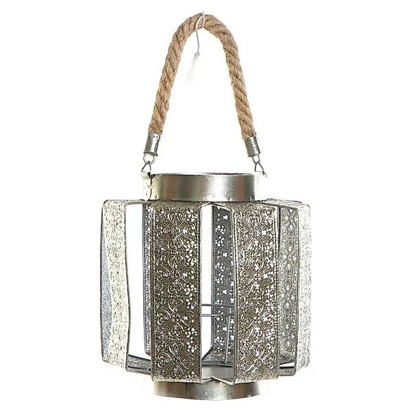 Kerzenleuchter Dkd Home Decor Silberfarben Metall Schnur (21 X 21 X 22 Cm) günstig online kaufen