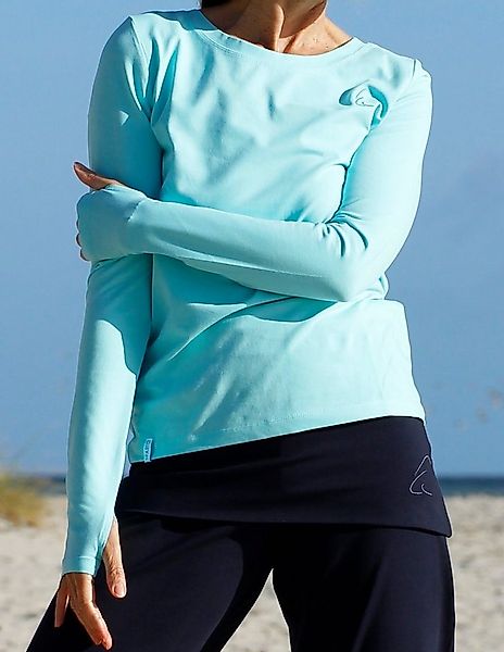 ESPARTO Yogashirt Langarmshirt Vicitra Ärmel mt Daumenloch günstig online kaufen