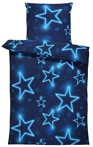 One Home Bettwäsche Sterne, Fleece, 2 günstig online kaufen