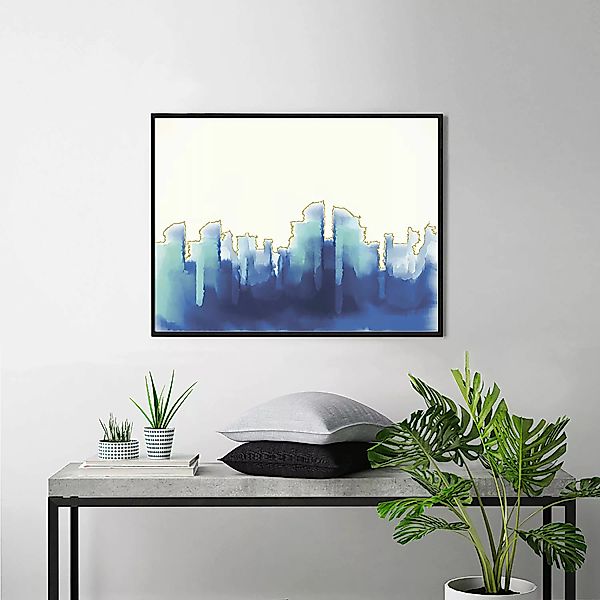 home24 Bild Abstract Blue günstig online kaufen