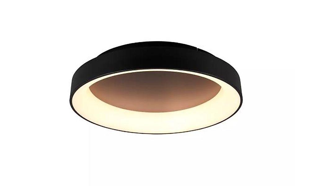 LED-Deckenleuchte ca. 60 cm Switch Dimmer Matt 1 Stück Metall Schwarz günstig online kaufen