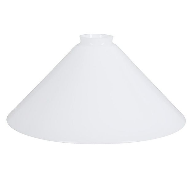 Home4Living Lampenschirm Schusterschirm Ø 300mm weiß Ersatzglas Lampenglas, günstig online kaufen