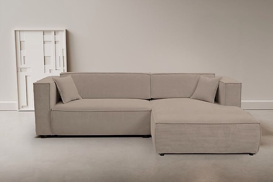 WERK2 Ecksofa »Atlanta-New, modernes Design, Stellmaße 280x147cm, L-Form, K günstig online kaufen