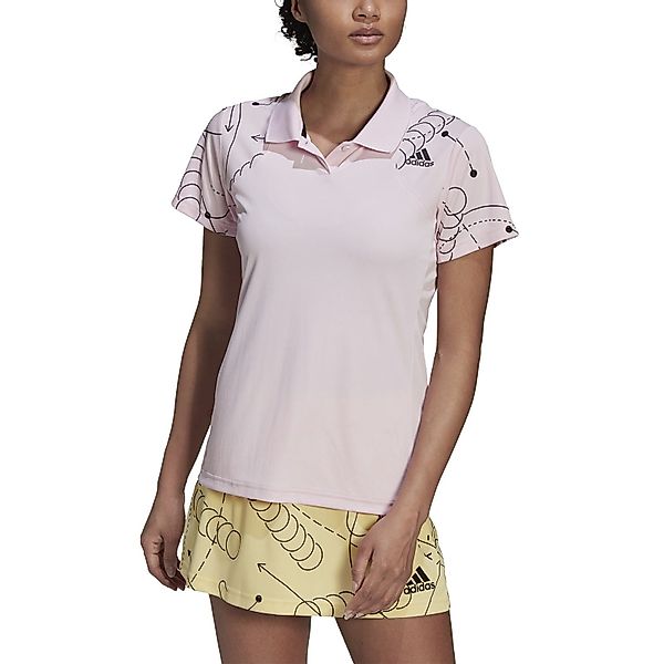 adidas Performance Poloshirt Club Graphic pink günstig online kaufen