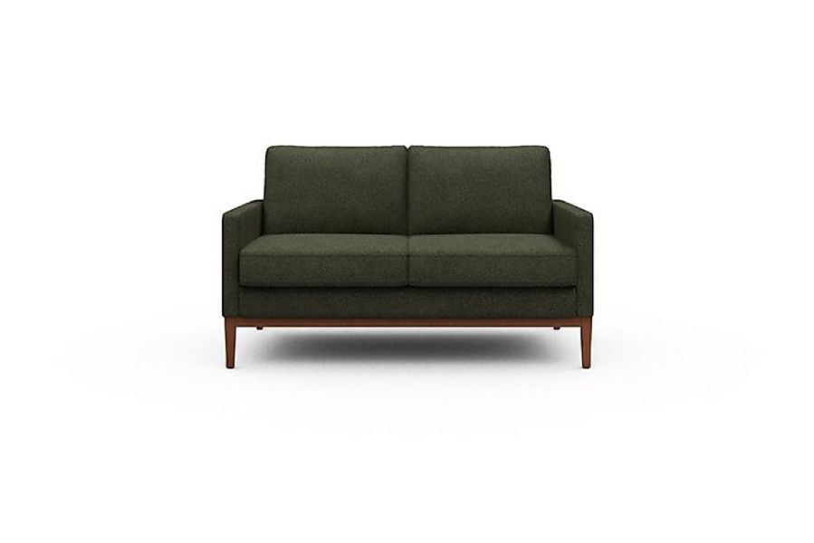 moebelfaktor Sofa Bodo 2-Sitzer, Retro-Design, elegante Linien, stabile Hol günstig online kaufen