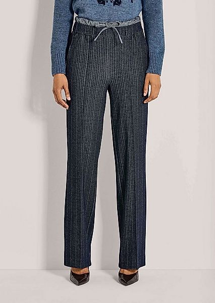 MADELEINE Jerseyhose Elegante Jersey-Hose mit Fischgrat-Muster Stoffhose mi günstig online kaufen