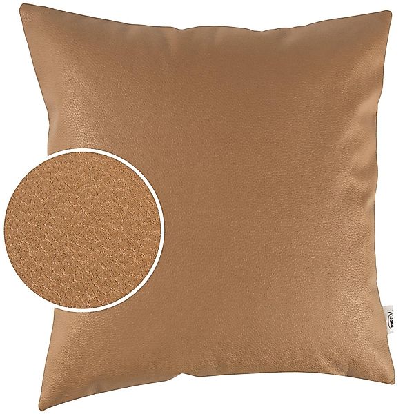 Kisska Dekokissen Kissenhülle KUMO atmungsaktive Kunstleder günstig online kaufen