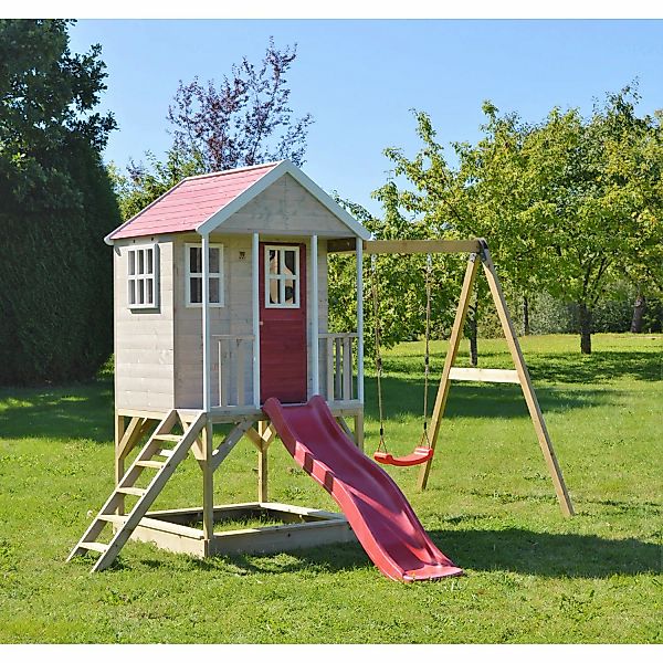 Wendi Toys Spielhaus Alpaka natur B/H/L: ca. 350x242x290 cm günstig online kaufen