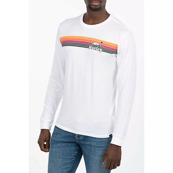 Hurley Everyday Washed Tradewinds Langarm-t-shirt XL White günstig online kaufen