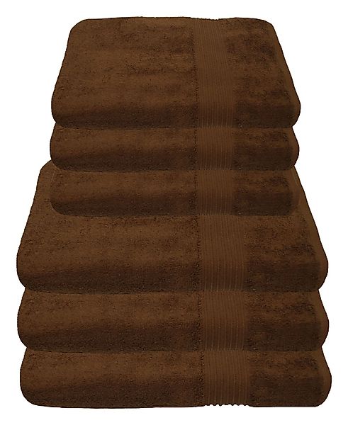 Julie Julsen Handtücher 6-Handtücher-Schokobraun, Baumwolle (6-St) günstig online kaufen