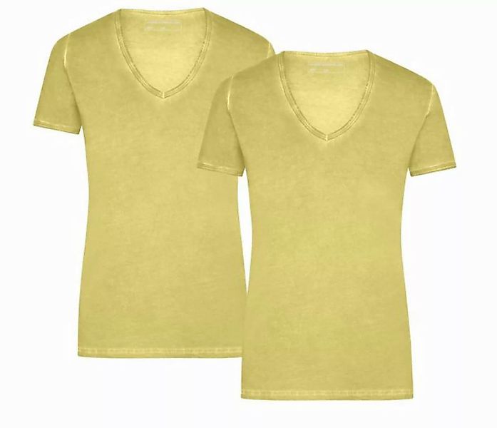 James & Nicholson T-Shirt Doppelpack T-Shirt mit V-Ausschnitt JN975 (Doppel günstig online kaufen