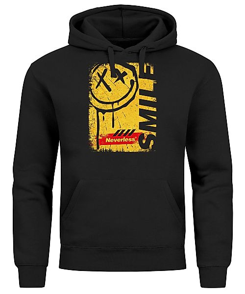 Neverless Hoodie Hoodie Herren Print Aufdruck günstig online kaufen