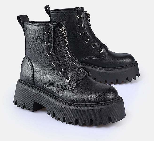 Buffalo Aspen Front Zip Stiefelette Plateauboots, Bikerboots, Festivalboots günstig online kaufen