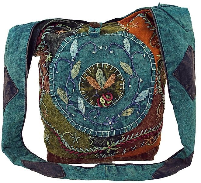 Guru-Shop Schultertasche Batik Sadhu Bag, Hippie Tasche, Goa.. günstig online kaufen