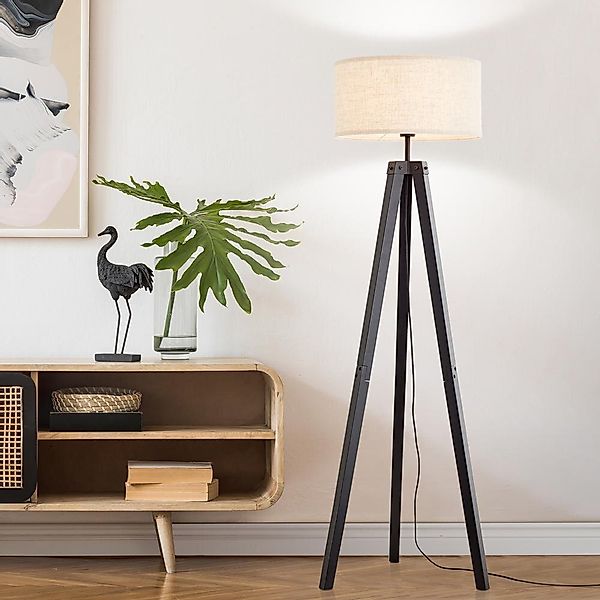 Brilliant Stehlampe »Holbrook«, 1 flammig, Leuchtmittel E27   ohne Leuchtmi günstig online kaufen