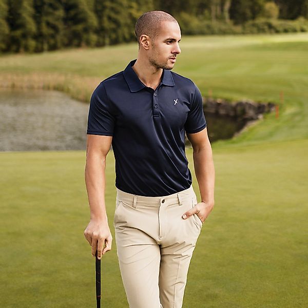 CFLEX Trainingsshirt Herren Sport Fitness Polo-Shirt günstig online kaufen