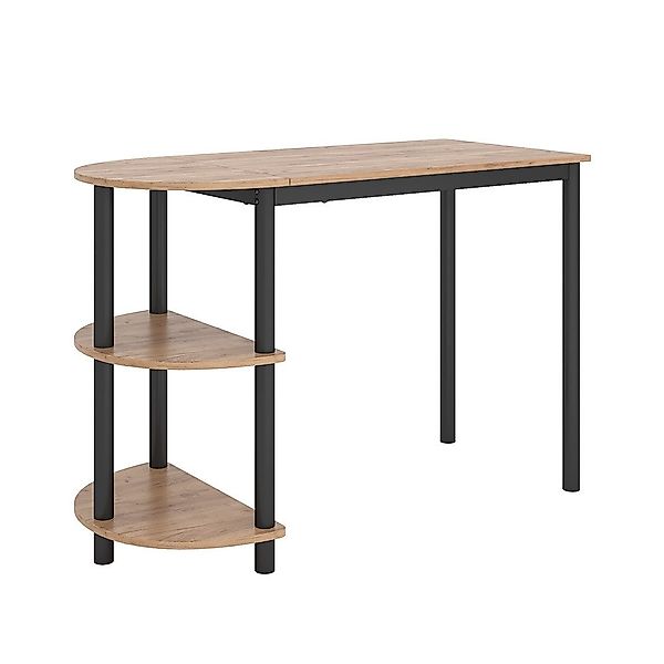 Vicco Esstisch Freetown, Goldkraft Eiche/Schwarz, 110 günstig online kaufen