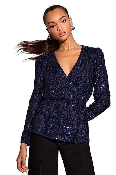 LIPSY Langarmbluse Lipsy Langärmliges Wickeltop, Regular (1-tlg) günstig online kaufen