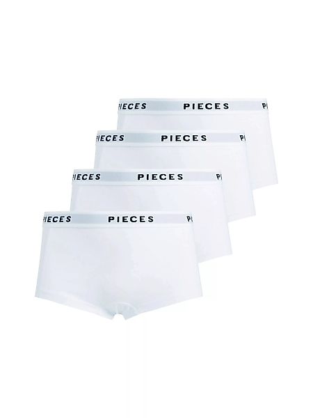 pieces Hipster "PCLOGO LADY 4 PACK SOLID NOOS BC", (Packung, 4 St., 4er-Pac günstig online kaufen