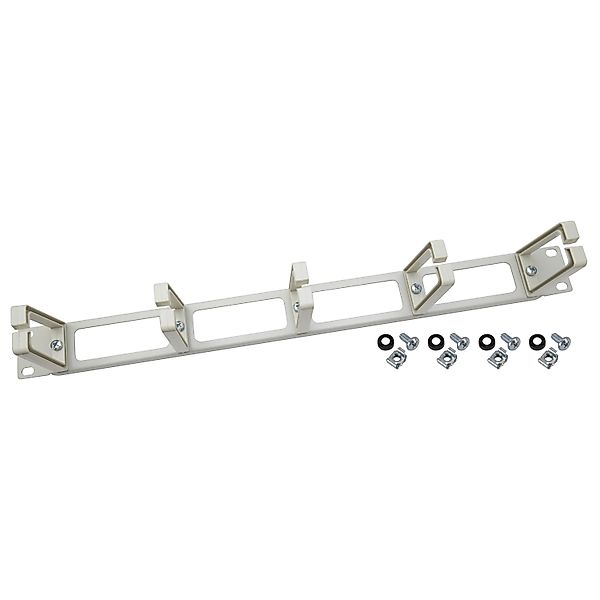 HMF 66455 Rangierpanel für Serverschrank 19 Zoll 1 HE 5 Führungsbügel Licht günstig online kaufen