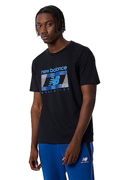 New Balance Herren T-Shirt ATH AMP TEE MT21502 BK Schwarz günstig online kaufen