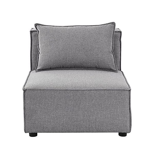 Juskys Sofa Domas, Mittelsofa mit Kissen, günstig online kaufen