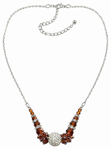 COLLEZIONE ALESSANDRO Kette mit Anhänger "Miriam" mit vielen kleinen Glasst günstig online kaufen