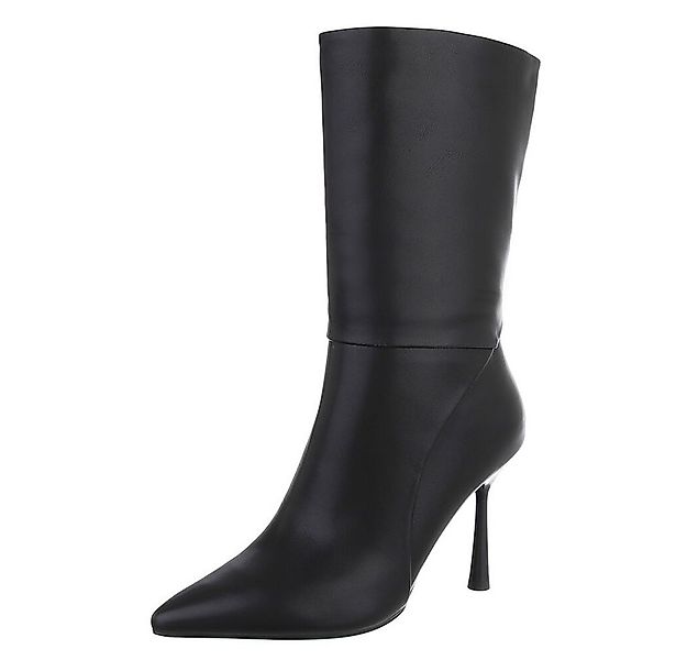 Ital-Design Elegante Damen-Stiefel mit hohem Absatz für besondere Anlässe H günstig online kaufen