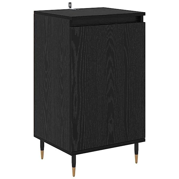 vidaXL Sideboard 2 Stk Schwarz Eichen-Optik 40 x 35 x 70 cm 881683 günstig online kaufen