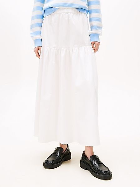 Tommy Jeans Maxirock TJW POPLIN TIERED günstig online kaufen