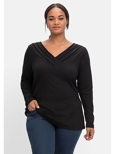 sheego by Joe Browns Langarmshirt Große günstig online kaufen
