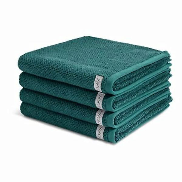 Ross 4 X Handtuch im Set Selection - Organic Cotton Handtücher grün günstig online kaufen