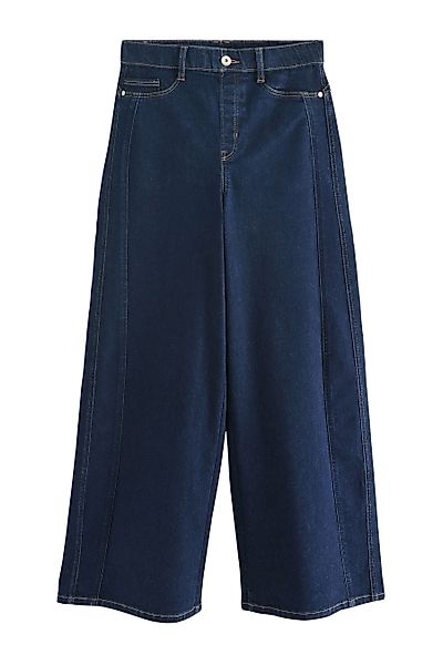 Next Weite Jeans Flexi Fit Schlupf-Hochbundjeans günstig online kaufen