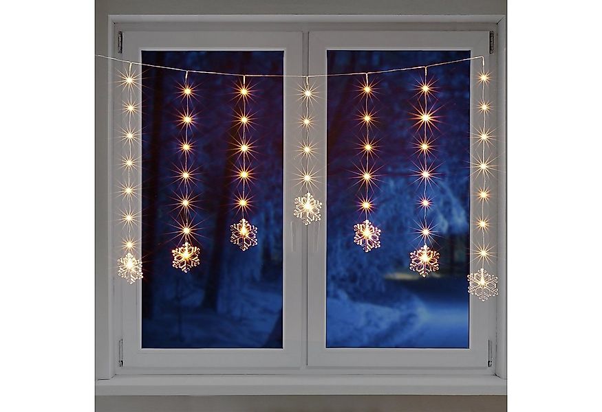 GartenHero LED-Lichtervorhang 47 LED Lichtervorhang warmweiß Lichterkette L günstig online kaufen