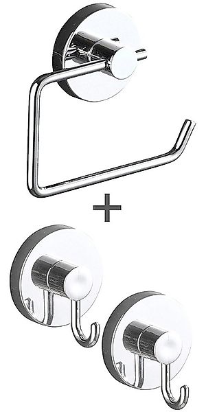 WENKO Toilettenpapierhalter Vacuum-Loc® Modell Milazzo (Set), günstig online kaufen