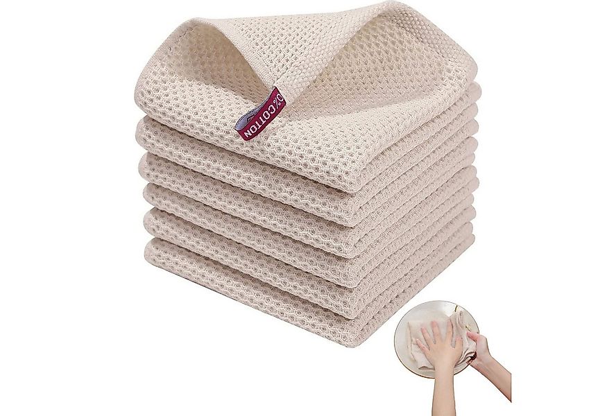 MODFU Geschirrtuch Küchentücher Set Baumwolle Spültuch, (Küchenhandtuch 4er günstig online kaufen