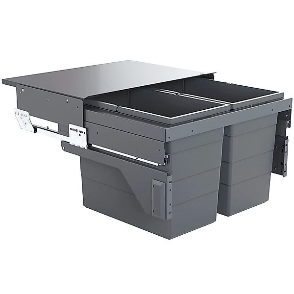 HAILO Abfallsammler Mülleimer Cargo 600 mm 2x 28L Hailo 3610841 günstig online kaufen