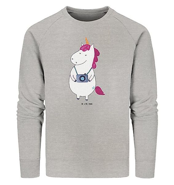 Mr. & Mrs. Panda Longpullover Einhorn Fotograf Größe L - Heather Grey - Ges günstig online kaufen