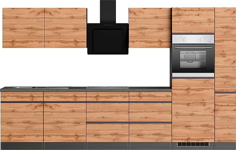 KOCHSTATION Küchenzeile "KS-Riesa", Stellbreite 330 cm, ohne E-Geräte günstig online kaufen