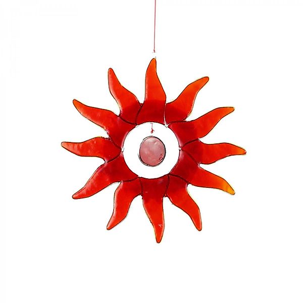 mitienda Fensterdekoration Fensterdeko Sonne rot, Deko günstig online kaufen